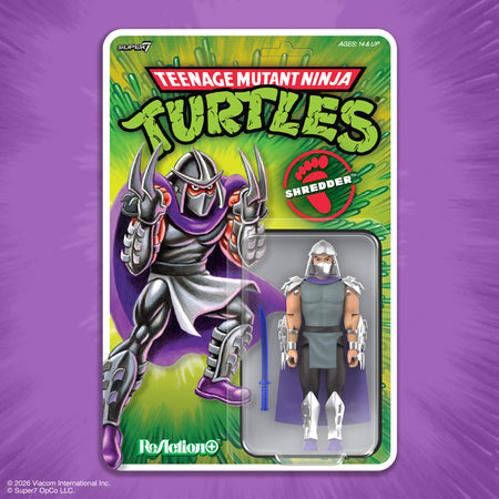 Teenage Mutant Ninja Turtles ReAction+ Wave 01 - Shredder - Paramount Shop