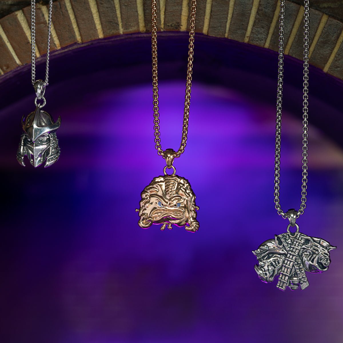 Teenage Mutant Ninja Turtles x RockLove Krang Necklace - Paramount Shop