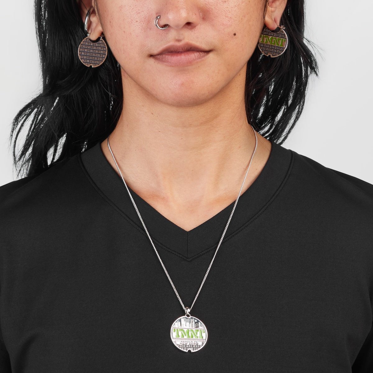 Teenage Mutant Ninja Turtles x RockLove Sewer Lid Necklace - Paramount Shop