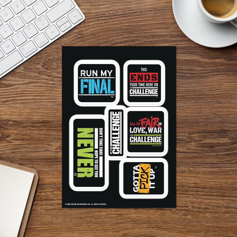 The Challenge Editorial Sticker Sheet – Paramount Shop