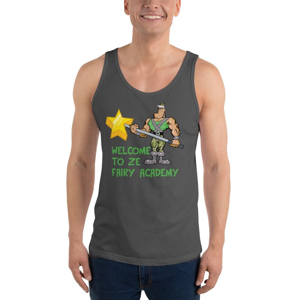The Fairly OddParents Welcome To Ze Fairy Academy Unisex Tank Top - Paramount Shop