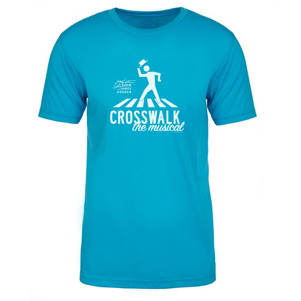The Late Late Show with James Corden Crosswalk the Musical Logo Men's Tri - Blend T - Shirt - Paramount Shop