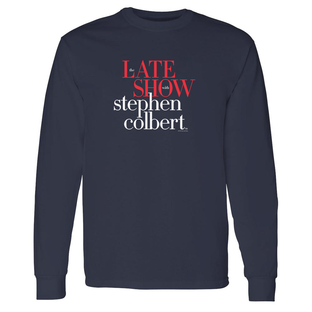 The Late Show with Stephen Colbert Adulte T-Shirt à manches longues ...