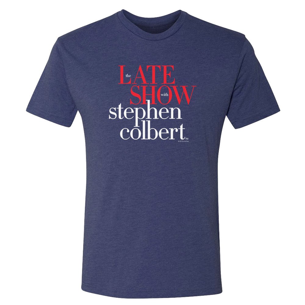 The Late Show with Stephen Colbert Logo Herren's Tri-Blend T-Shirt mit ...