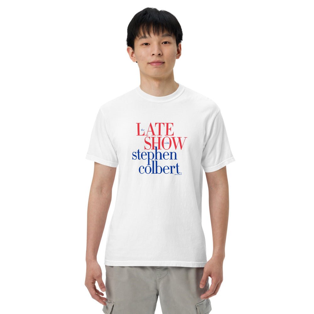 The Late Show with Stephen Colbert Unisex Comfort Colors T-Shirt - Paramount Shop
