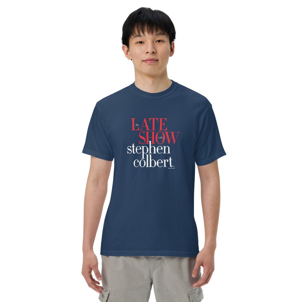 The Late Show with Stephen Colbert Unisex Comfort Colors T-Shirt - Paramount Shop