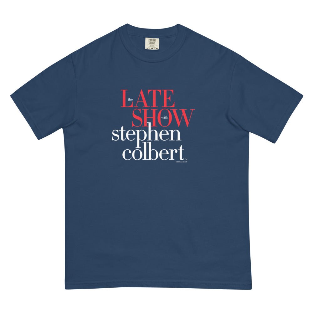 The Late Show with Stephen Colbert Unisex Comfort Colors T-Shirt - Paramount Shop