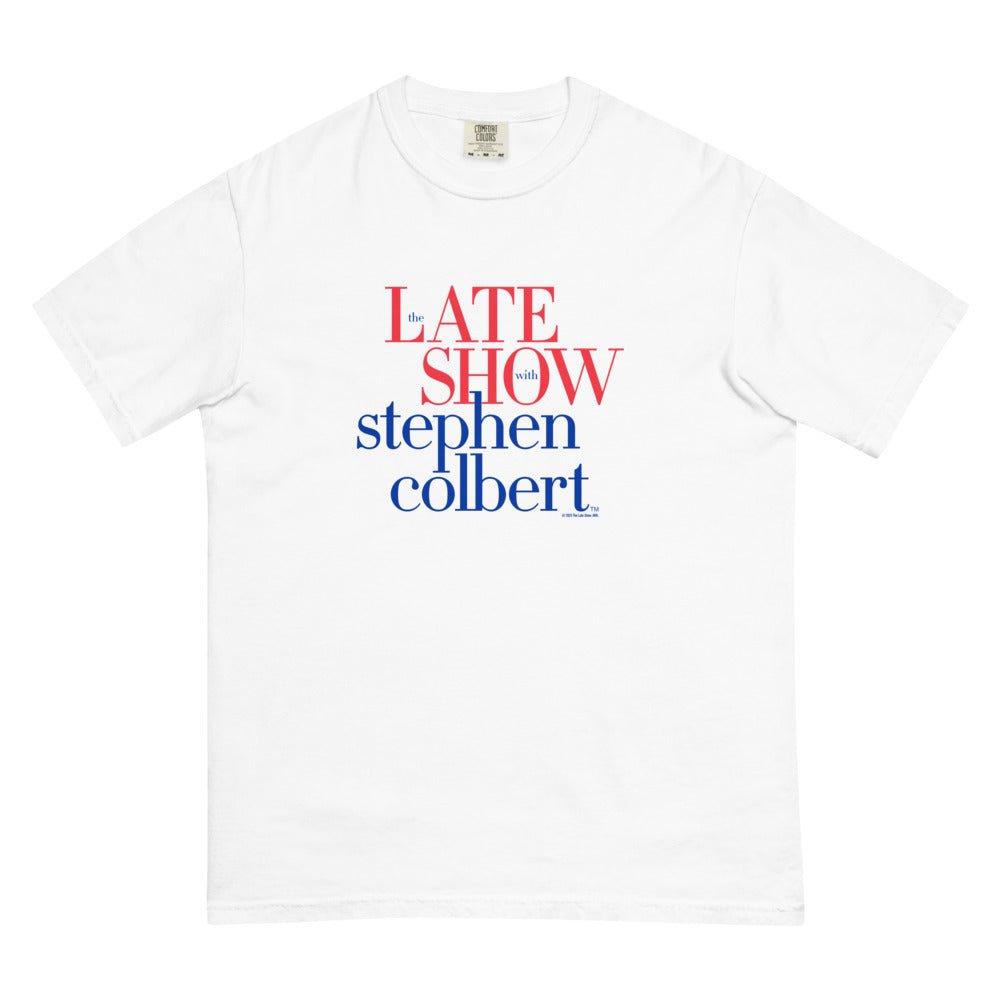The Late Show with Stephen Colbert Unisex Comfort Colors T-Shirt - Paramount Shop