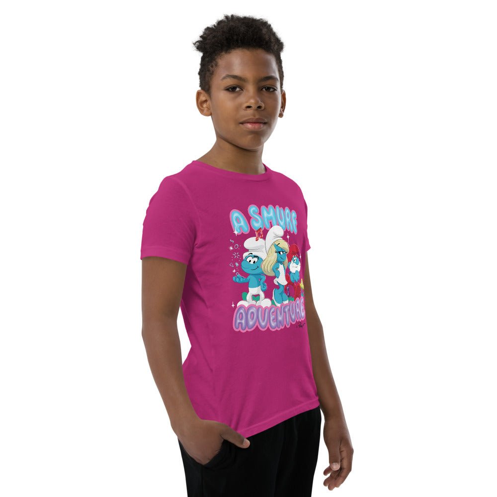 The Smurfs Movie Adventure Kids Premium T-Shirt - Paramount Shop