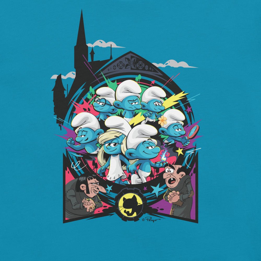 The Smurfs Movie Character Adult Short Sleeve T-Shirt - Paramount Shop