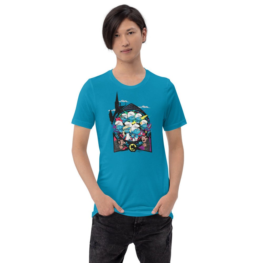The Smurfs Movie Character Adult Short Sleeve T-Shirt - Paramount Shop