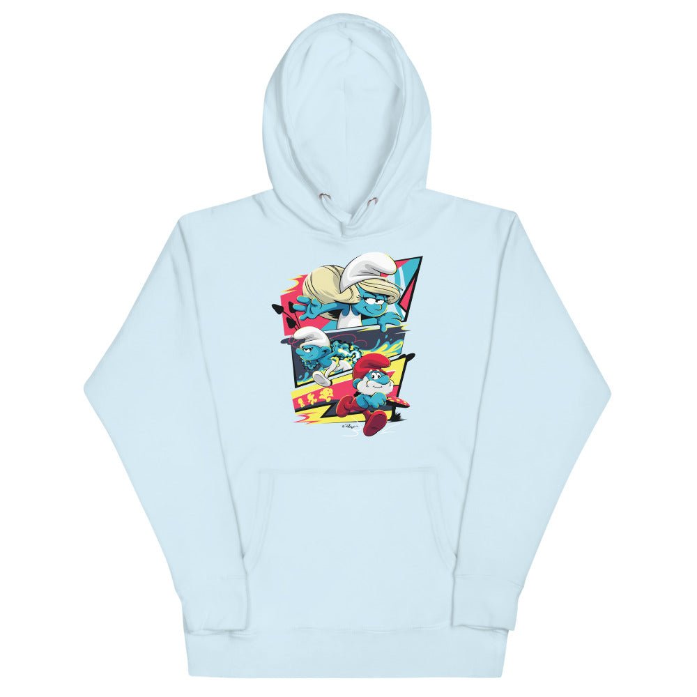The Smurfs Movie Comic Unisex Premium Hoodie - Paramount Shop
