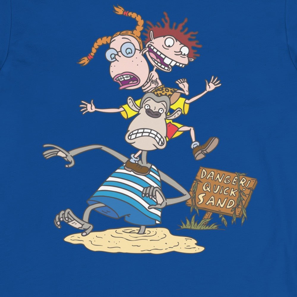 The Wild Thornberrys Danger Quicksand Adult Long Sleeve T - Shirt - Paramount Shop