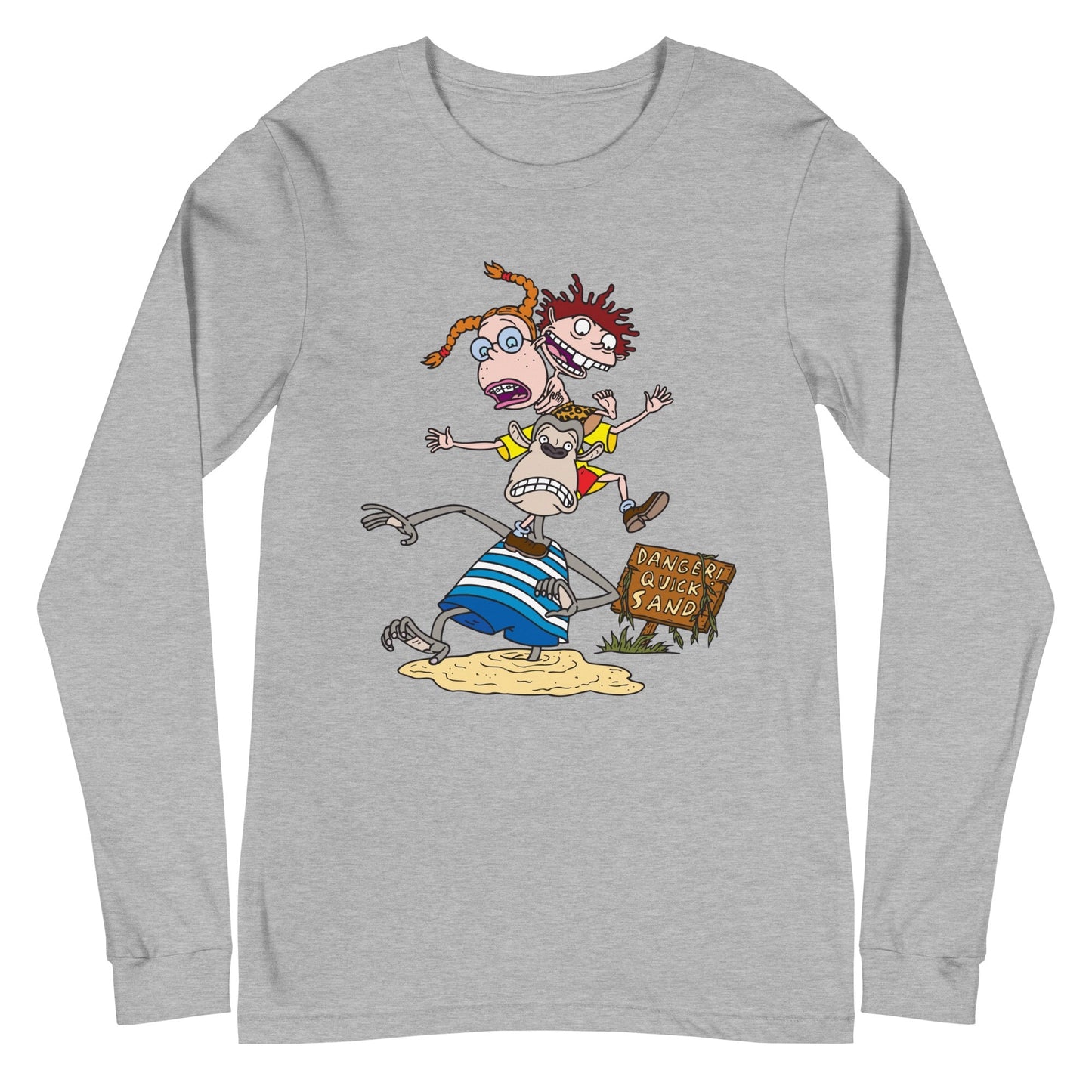 The Wild Thornberrys Danger Quicksand Adult Long Sleeve T - Shirt - Paramount Shop