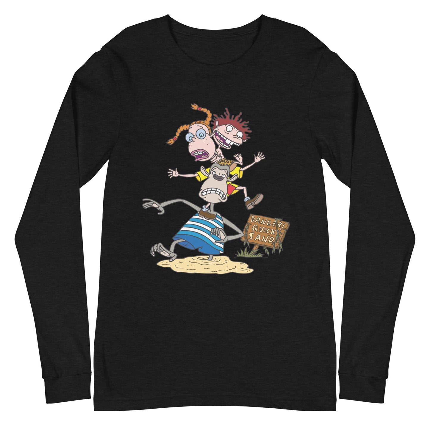 The Wild Thornberrys Danger Quicksand Adult Long Sleeve T - Shirt - Paramount Shop