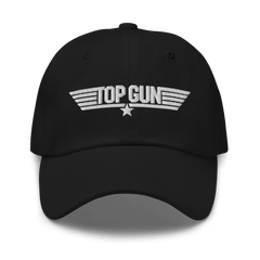 Top Gun Klassische Vatermütze - Schwarz / Einheitsgröße