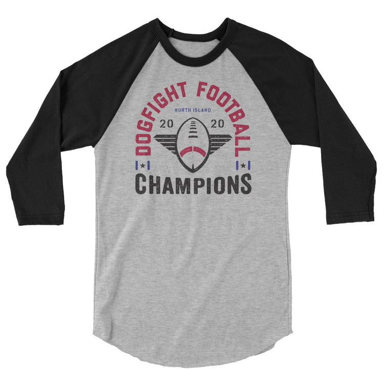 Top Gun Maverick Dogfight Football Champions 3/4 Sleeve Raglan Shirt
