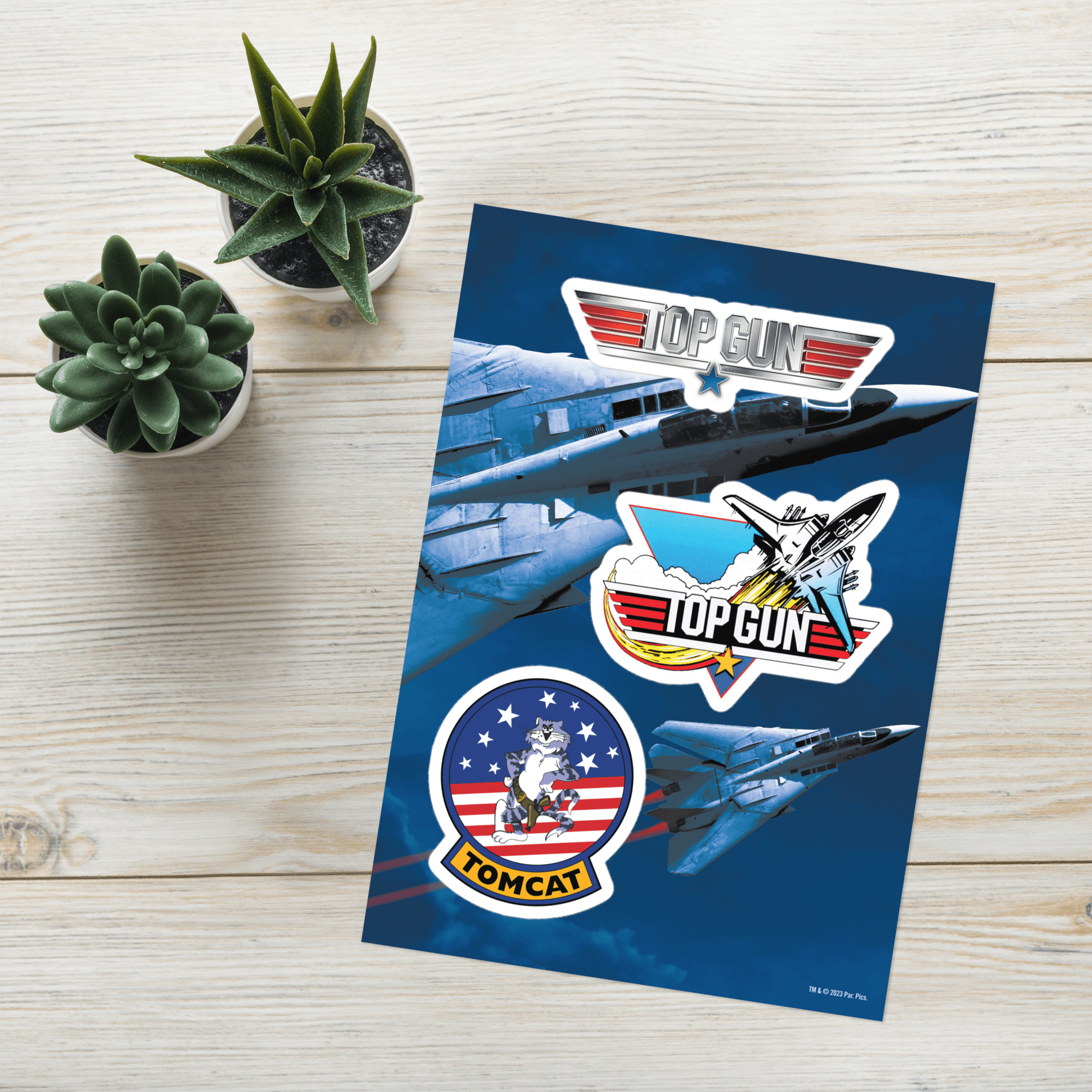 Top Gun Pure Americana Aufkleberbogen – Paramount Shop