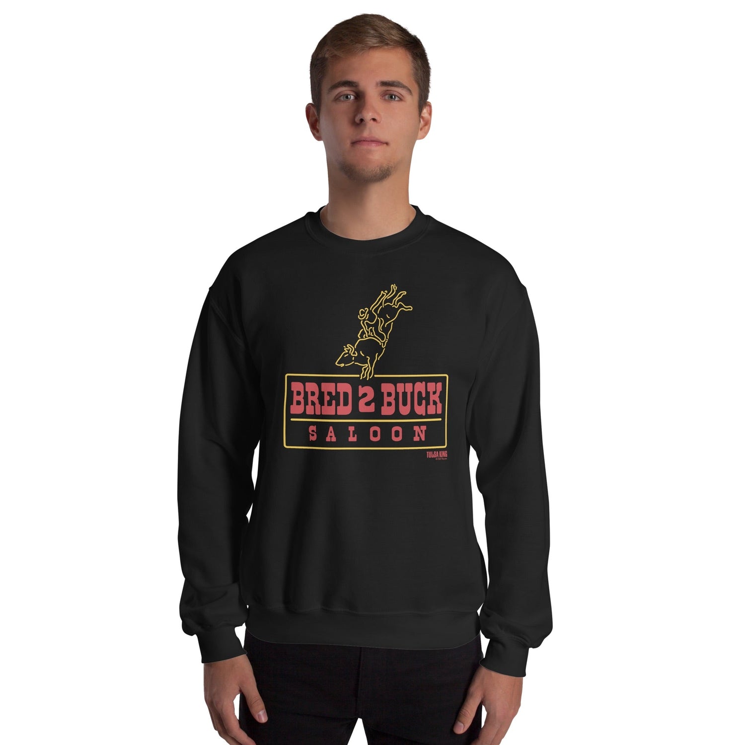 Tulsa King Bred 2 Buck Saloon Crewneck - Paramount Shop