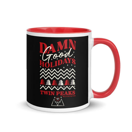Twin Peaks Damn Good Holidays Two - Tone Mug - Paramount Shop
