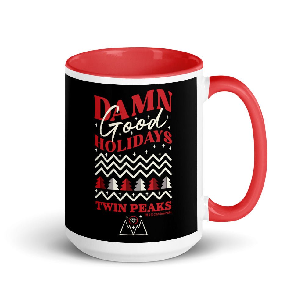 Twin Peaks Damn Good Holidays Two - Tone Mug - Paramount Shop