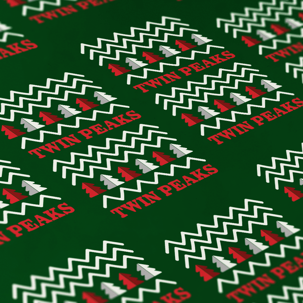 Twin Peaks Holiday Satin Gift Wrap - Paramount Shop
