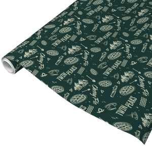 Twin Peaks Pattern Satin Gift Wrap - Paramount Shop