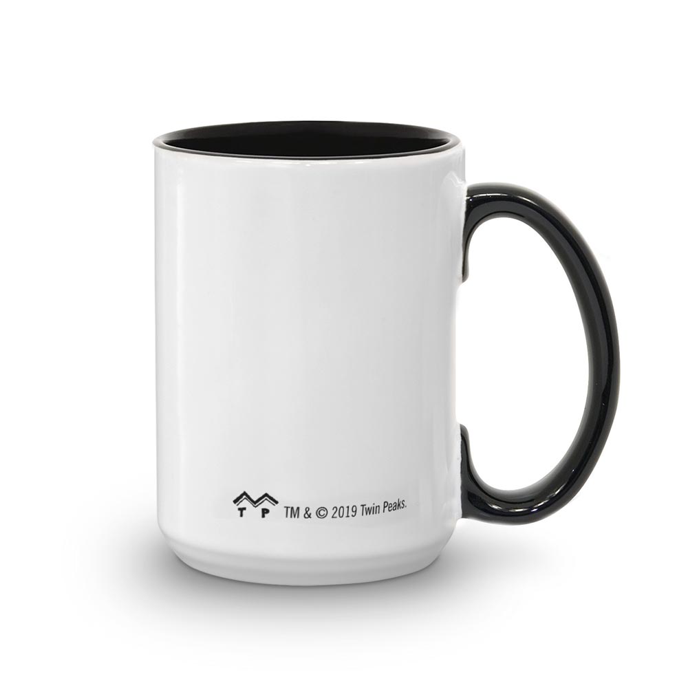 Twin Peaks Simple Black as Midnight Two - Tone Mug - Paramount Shop