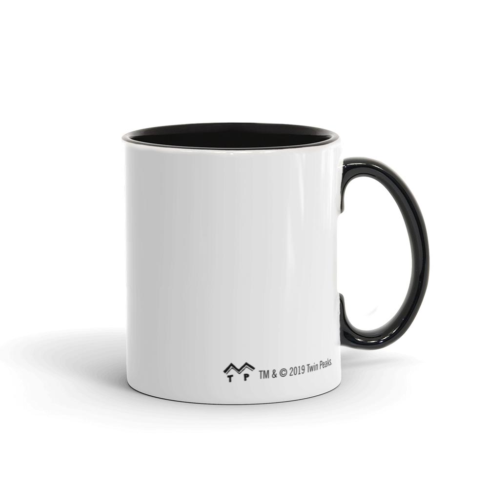 Twin Peaks Simple Black as Midnight Two - Tone Mug - Paramount Shop
