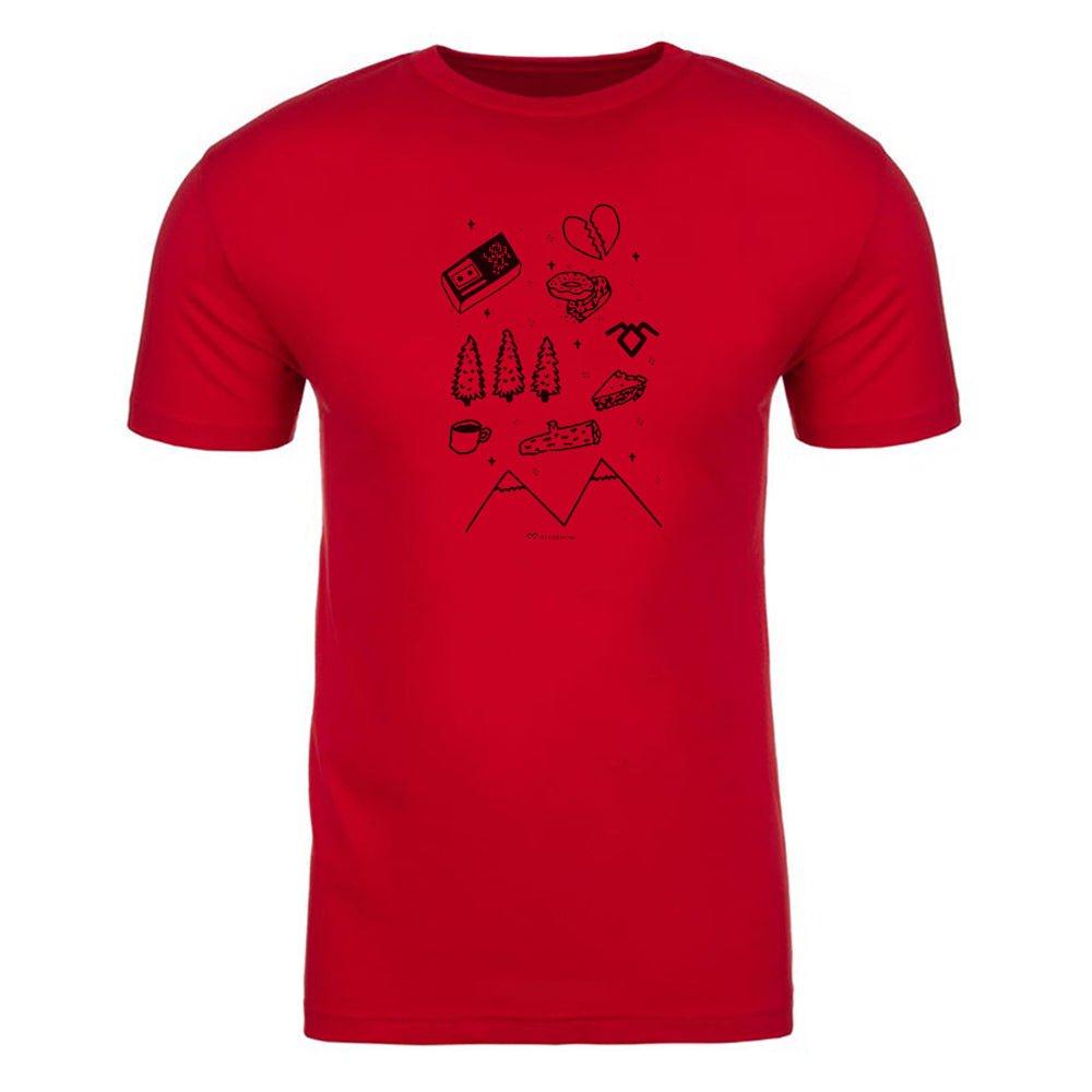 Twin Peaks Iconos TP Adultos Camiseta De Manga Corta Paramount Shop
