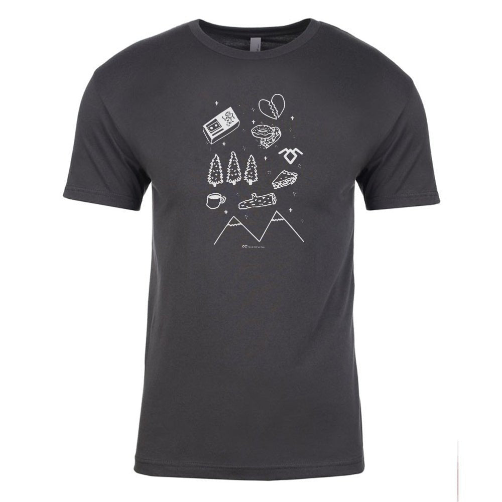 Twin Peaks TP Icons Adult Short Sleeve T-Shirt – Paramount Shop