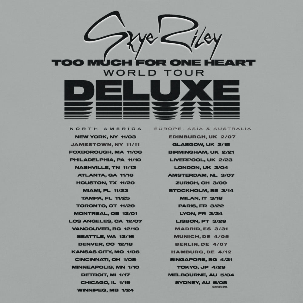 Smile 2 Skye Riley Tour Comfort Colors Unisexe T-shirt