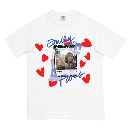 Emily in Paris Comfort Colors T-Shirt Selfie