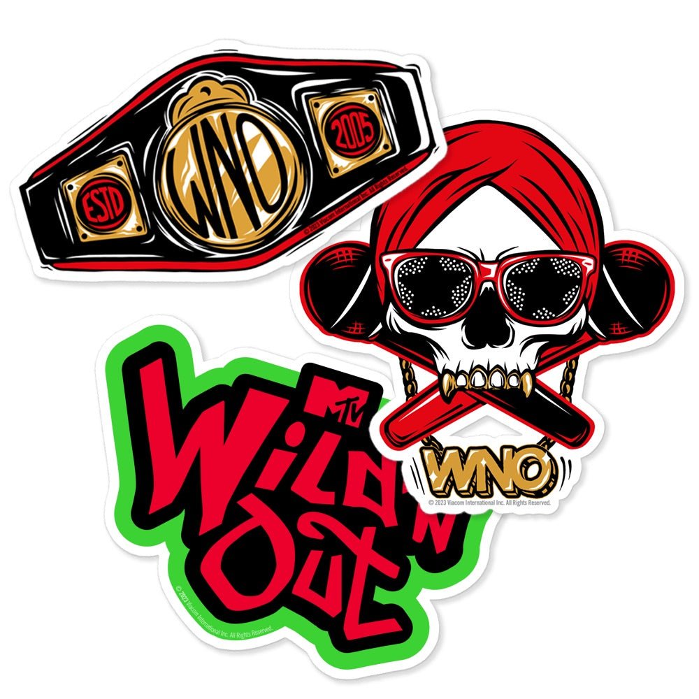 Wild 'N Out Die Cut Sticker Pack of 3 – Paramount Shop