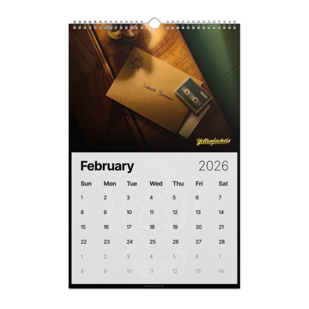 Yellowjackets 2026 Wall Calendar - Paramount Shop