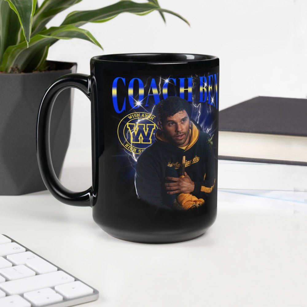 Yellowjackets Coach Ben Heartthrob Black Glossy Mug - Paramount Shop