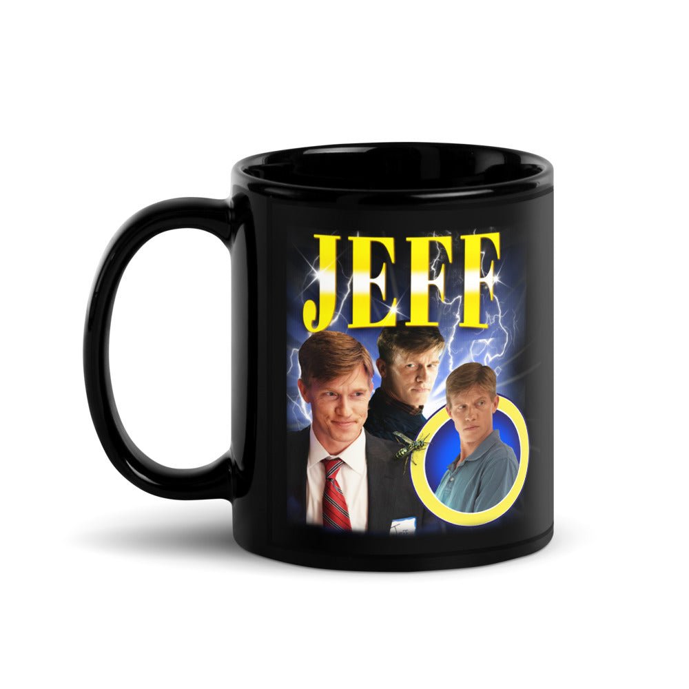 Yellowjackets Jeff Heartthrob Black Glossy Mug