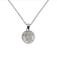 Yellowjackets Reversible Runen-Halskette - Silber