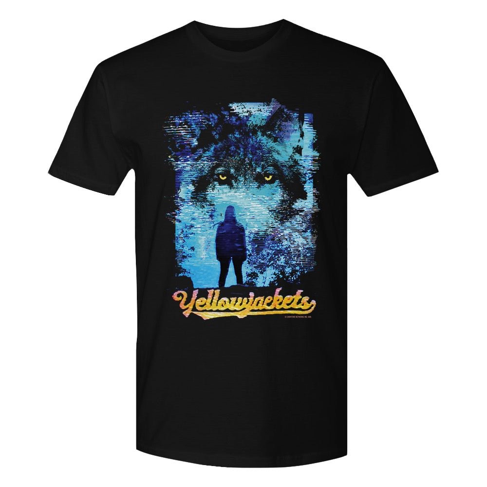 yellowjackets-wolf-tv-glitch-adulte-t-shirt-manches-courtes