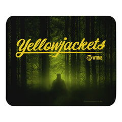 Yellowjackets Almohadilla de ratón de bosque - Blanco / 8.7 en x 7.1 en