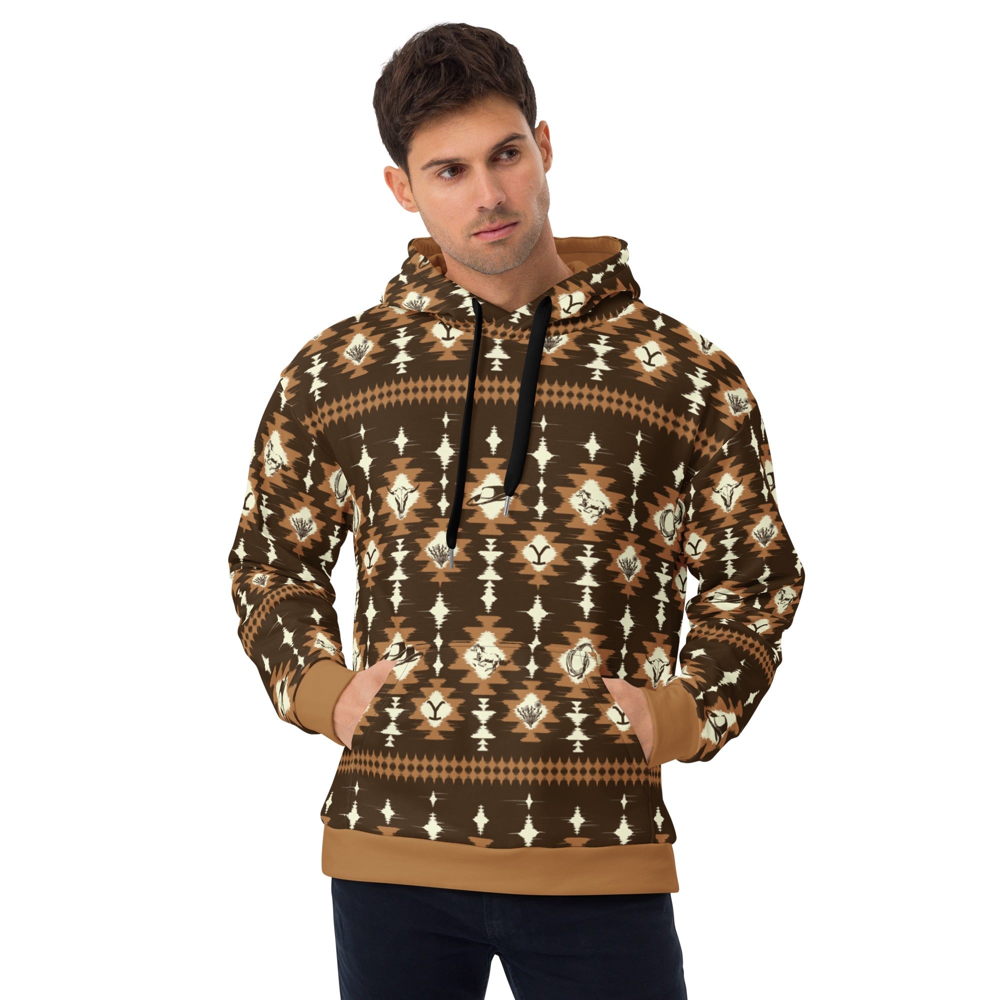 Yellowstone Aztec Hoodie – Paramount Shop
