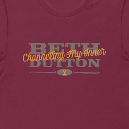 Yellowstone Channeling My Inner Beth Dutton T - Shirt - Paramount Shop