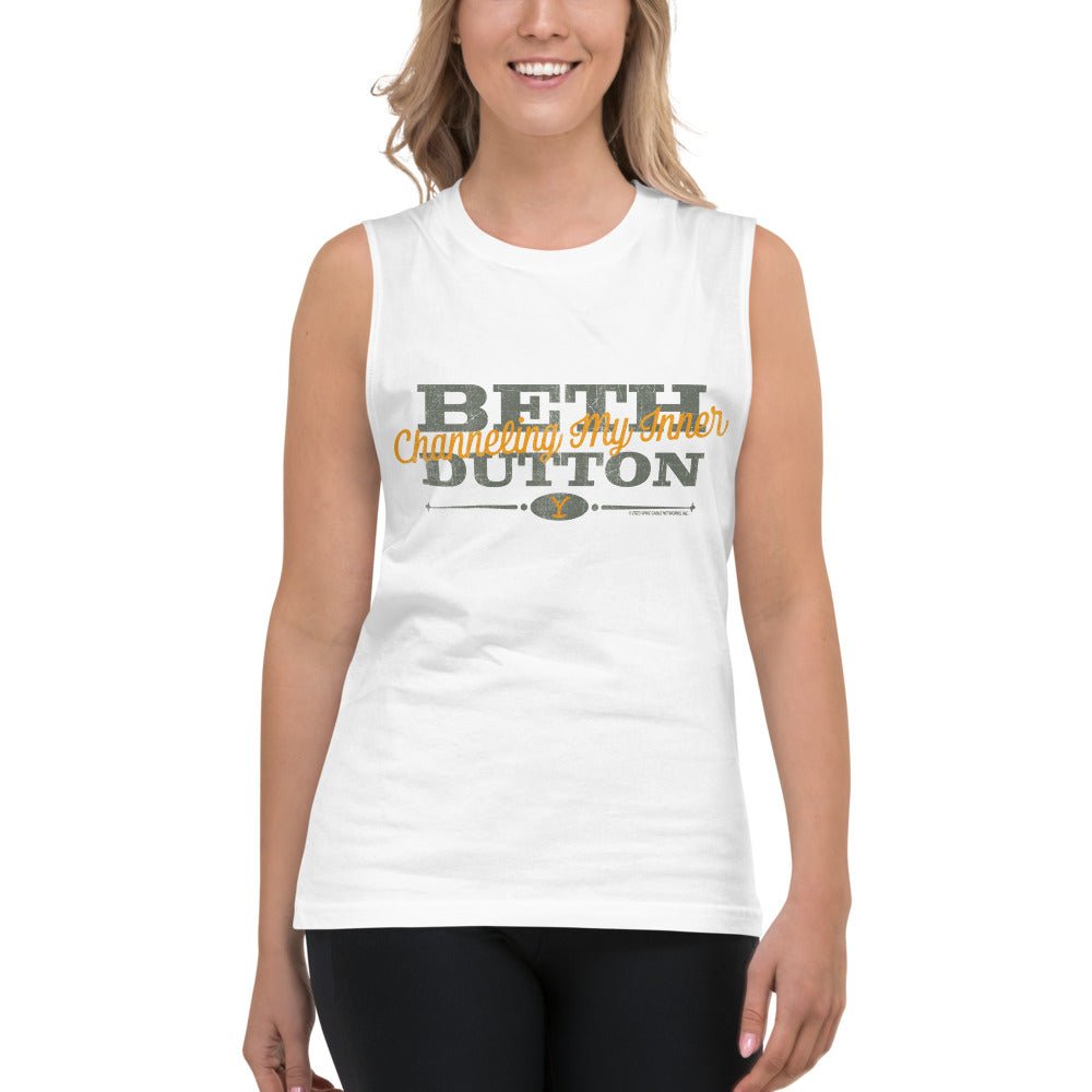 Yellowstone Channeling My Inner Beth Dutton Unisex Tank Top - Paramount Shop