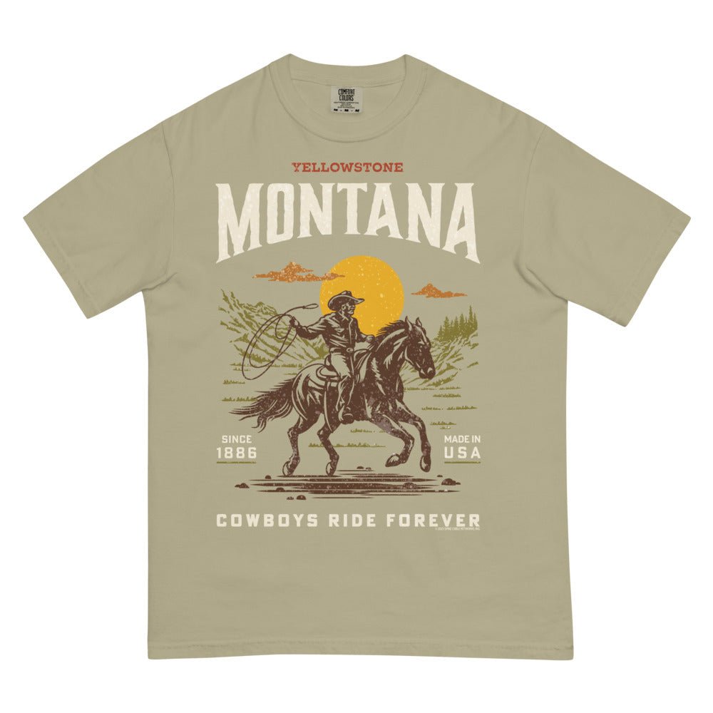 Yellowstone Cowboys Ride Forever Comfort Colors T-Shirt - Paramount Shop