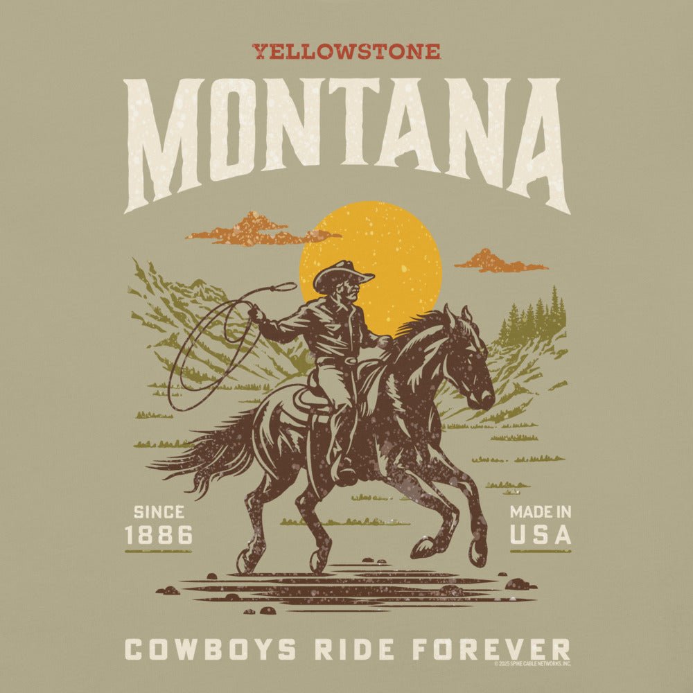 Yellowstone Cowboys Ride Forever Comfort Colors T-Shirt - Paramount Shop