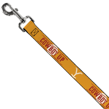 Yellowstone Dog Leash Y Logo Cowboy Up Design - Paramount Shop