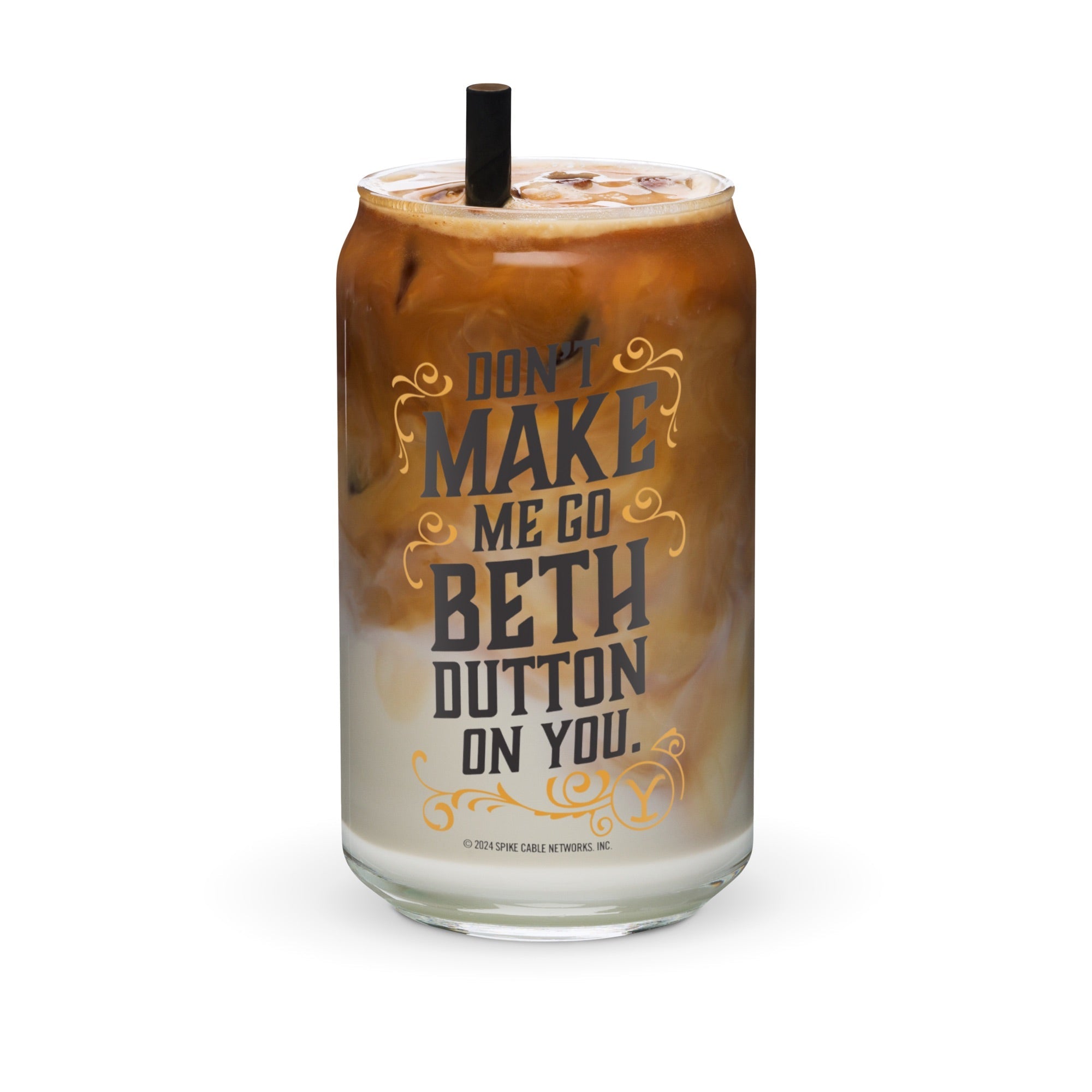 Yellowstone Don't Go Beth Dutton Can Glass Paramount Shop