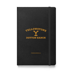 Yellowstone Dutton Ranch Gebundenes Notizbuch - Schwarz / 5,5 in x 8,5 in