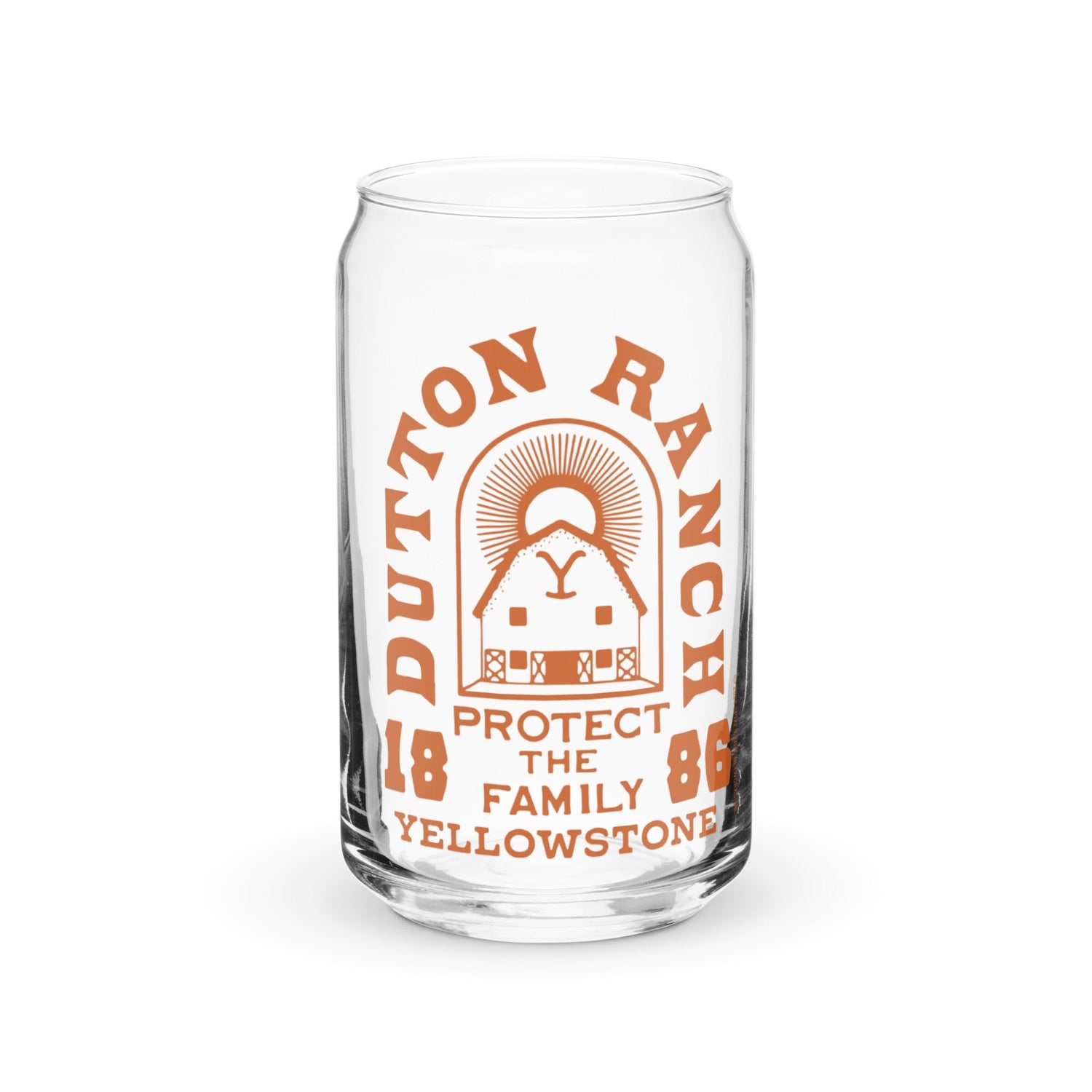 Yellowstone Dutton Ranch Can Glass – Paramount Shop