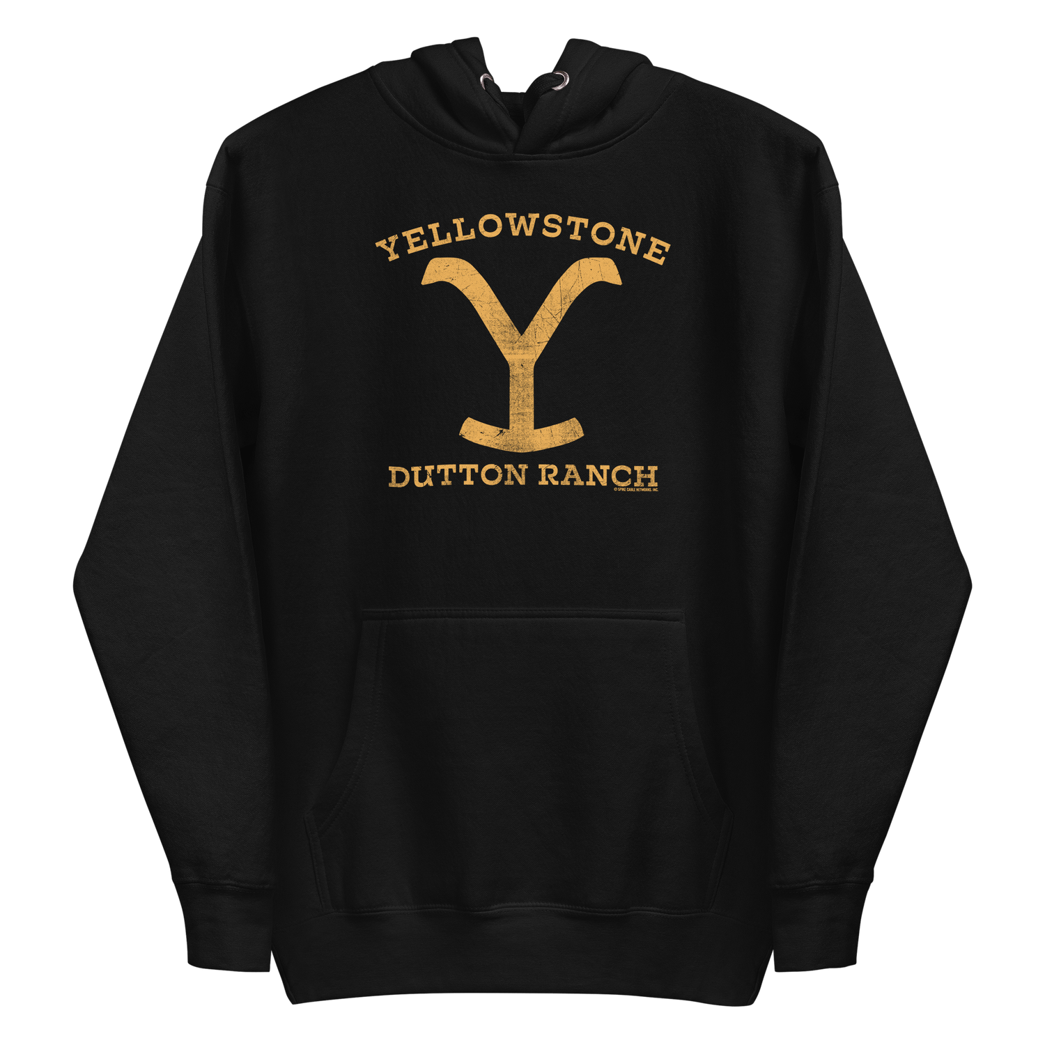 Yellowstone Dutton Ranch Distressed Logo Unisex Premium Hoodie - Paramount Shop